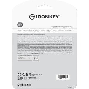 Memoria USB Kingston IKLP50/32GB IronKey Locker Plus 50 32GB, USB 3.2, AES 256 bits