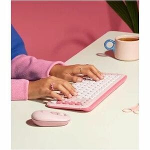 Combo teclado y mouse Logitech POP Icon 920-013053 Bluetooth, español y 4000 dpi
