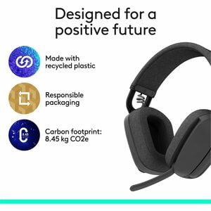 Auriculares Logitech Zone Vibe 981-001156 inalámbricos, Bluetooth, USB-C