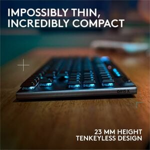 Teclado Logitech G915 X Lightspeed TKL táctil RGB USB-C Bluetooth