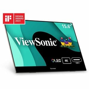 Monitor portátil ViewSonic VX1655-4K-OLED 15.6" 4K UHD, OLED, USB-C