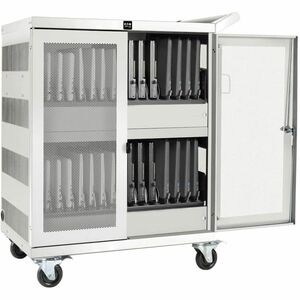 Carro de carga Tripp Lite CSC32ACW para 32 dispositivos, acero, 4 ruedas