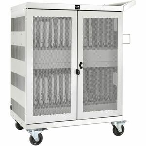 Carro de carga Tripp Lite CSC32ACW para 32 dispositivos, acero, 4 ruedas