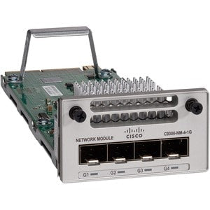 Módulo de red Cisco C9300-NM-4G= 4 x 1GbE, 1000Base-T, inserción