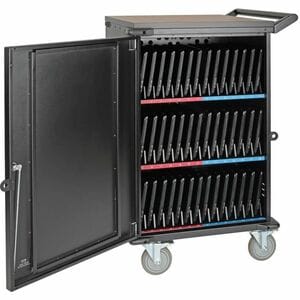 Carro de carga Eaton CSC48AC para 48 dispositivos 3 estantes acero negro