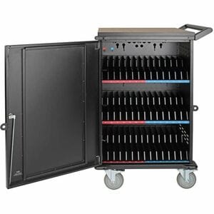 Carro de carga Eaton CSC48AC para 48 dispositivos 3 estantes acero negro