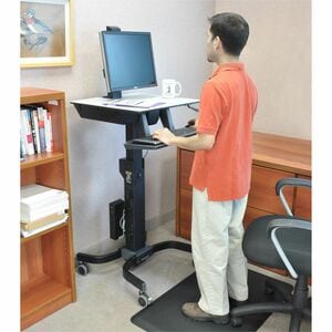 Carro para computador Ergotron WorkFit-C 24-215-085 carga 11.29 kg, 4 ruedas