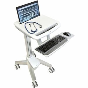Carro médico Ergotron SV40-6100-0 StyleView 8,16 kg 4 ruedas 17,3 pulgadas