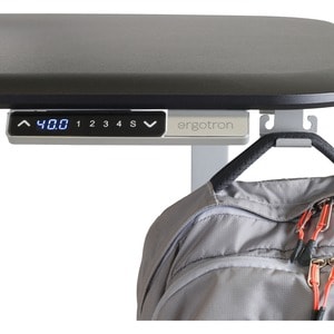 Escritorio Ergotron WorkFit 98-353-921 sit-stand eléctrico 46 pulg negro