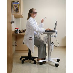 Carro para portátil Ergotron SV10-1100-0 StyleView, 4.54kg, 4 ruedas