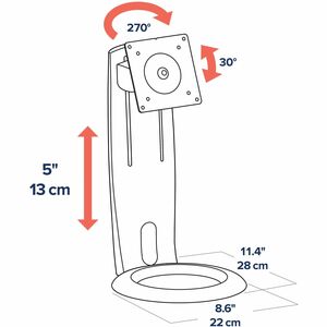 Soporte monitor Ergotron Neo-Flex 33-310-060 24-27 pulg 7.26kg