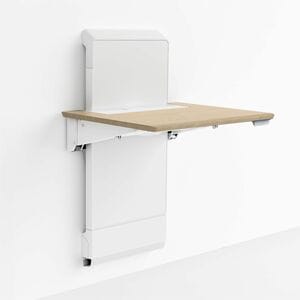 Mesa de pared Ergotron WorkFit Elevate 24-802-S893, altura ajustable