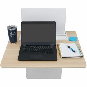 Mesa de pared Ergotron WorkFit Elevate 24-802-S893, altura ajustable
