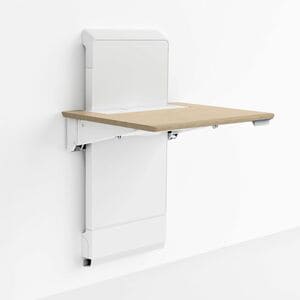Mesa de pared Ergotron WorkFit Elevate 24-802-S893, altura ajustable