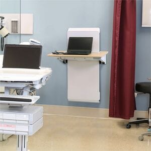 Mesa de pared Ergotron WorkFit Elevate 24-802-S893, altura ajustable