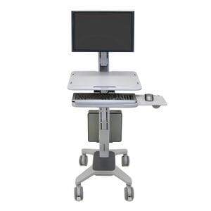 Carro para computador Ergotron WorkFit-C 24-198-055 12,25 kg 4 ruedas 27 pulgadas