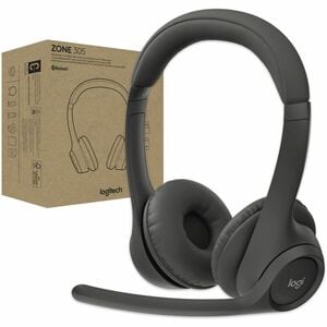 Diadema Logitech Zone 305 981-001457 inalámbrica, Bluetooth, Teams