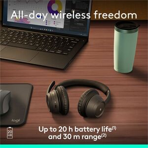 Diadema Logitech Zone 305 981-001457 inalámbrica, Bluetooth, Teams