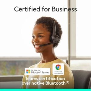 Diadema Logitech Zone 305 981-001457 inalámbrica, Bluetooth, Teams