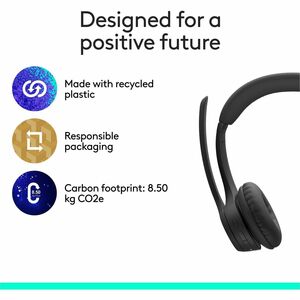 Diadema Logitech Zone 305 981-001457 inalámbrica, Bluetooth, Teams