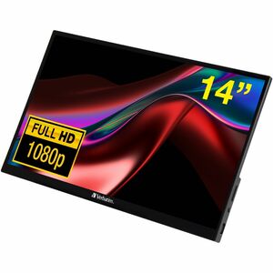 Monitor portátil Verbatim 49591 14 pulgadas, táctil, Full HD 1080p