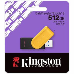 Unidad flash Kingston DTXS/512GB DataTraveler Exodia S, 512GB, USB 3.2 Gen 1