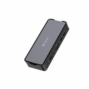Estación docking USB-C Verbatim Pro 15 en 1 32171, garantía 2 años