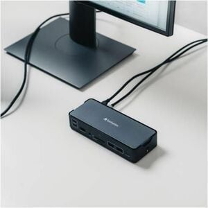 Estación docking USB-C Verbatim Pro 15 en 1 32171, garantía 2 años