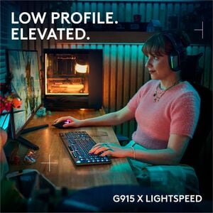 Teclado Logitech G915 X Lightspeed 920-012670 táctil RGB USB-C