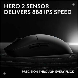 Mouse Logitech Pro 2 Lightspeed Hero 2 inalámbrico 32000 dpi