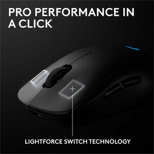 Mouse Logitech Pro 2 Lightspeed Hero 2 inalámbrico 32000 dpi