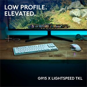 Teclado Logitech G915 X Lightspeed TKL táctil, USB-C, Bluetooth/RF