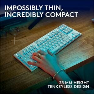 Teclado Logitech G915 X Lightspeed TKL táctil, USB-C, Bluetooth/RF