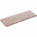 Teclado Logitech K250 920-013447 Bluetooth, QWERTY español, rosa