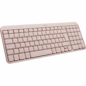 Teclado Logitech K250 920-013447 Bluetooth, QWERTY español, rosa
