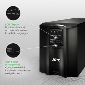 UPS Apc SMT1500C Smart-UPS 1,44 kVA 1 kW torre 8 Nema 5-15R