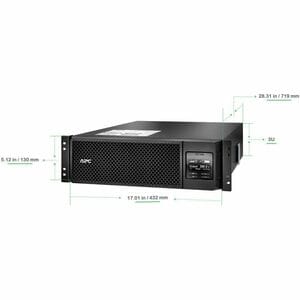 UPS Apc SRT5KRMXLT 5.40 kVA 4.25 kW rack 3U