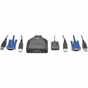 Conmutador KVM Eaton B032-VU2 2 computadores, USB y VGA, 2048 x 1536