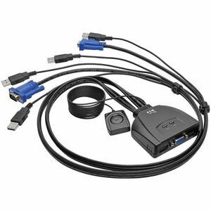 Conmutador KVM Eaton B032-VU2 2 computadores, USB y VGA, 2048 x 1536