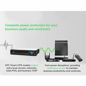 UPS Apc Smart-UPS SMC1500-2UC 1.44 kVA/900W, rack 2U y 120 V