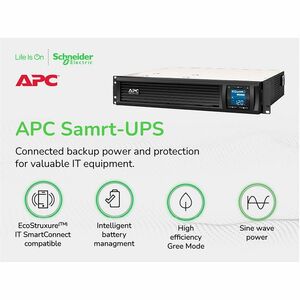 UPS Apc Smart-UPS SMC1500-2UC 1.44 kVA/900W, rack 2U y 120 V