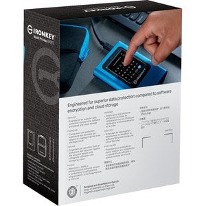 Unidad SSD portátil Kingston IKVP80ES/1920G 1.88TB, USB 3.2, AES 256-bit