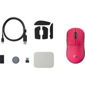 Mouse gamer Logitech G Pro X Superlight 2c 910-007544, 44000 dpi, inalámbrico, rosa