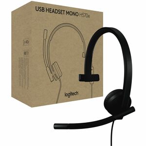 Auriculares Logitech H570e 981-001424 mono USB-A cancelación de ruido