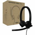 Audífonos Logitech H570e 981-001428 Teams, USB-A, cancelación de ruido
