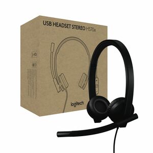 Audífonos Logitech H570e 981-001428 Teams, USB-A, cancelación de ruido