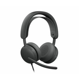 Auriculares Logitech Zone Wired 2 981-001632 estéreo, USB-C/A, cancelación de ruido