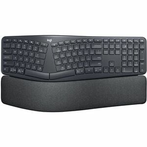 Teclado Logitech Ergo K860, inalámbrico, Bluetooth/RF, negro