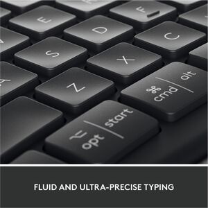 Teclado Logitech Ergo K860, inalámbrico, Bluetooth/RF, negro