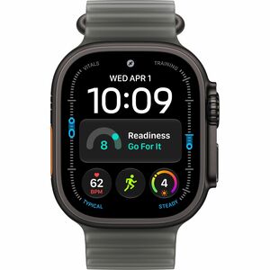 Reloj inteligente Apple Watch Ultra 4 MJAY4CL/A, 49mm, titanio, banda negra traslúcida